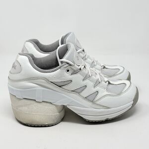 Z-Coil Freedom Classic Womens 8 White Pain Relief Shoes Slip Resistant Ortho